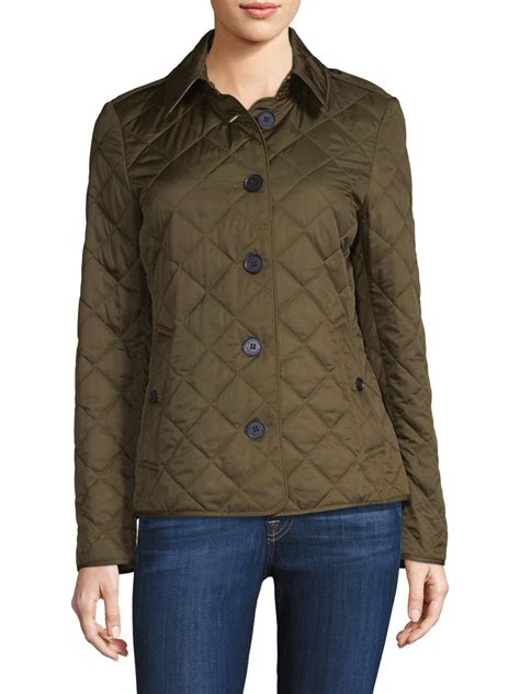 burberry frankby quilted jacket dark olive|frankby quilted jacket.